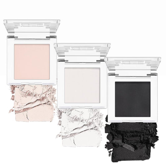 AMY'S DIARY White Black Pink Matte Eyeshadow Palette 3 pics set β Long-Lasting & Highly Pigmented, Vegan & Cruelty-Free