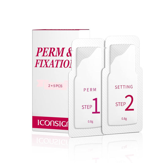 2025 Upgraded Fast Perm Lash Lift Kit Eyelash Perm Kit Perm&Setting Lotion (Quantity: 2×5 Packs)