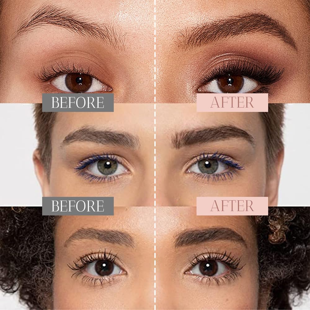 2025 Upgrade Waterproof Brow Pencil with Micro-Fork Tip,3D Magic Eyebrow Pencil 4-Head Split Waterproof Long-lasting Eyebrow Pencil,Natural Makeup Fine Stroke Eyebrow Tattoo Pencils (Dark Brown)