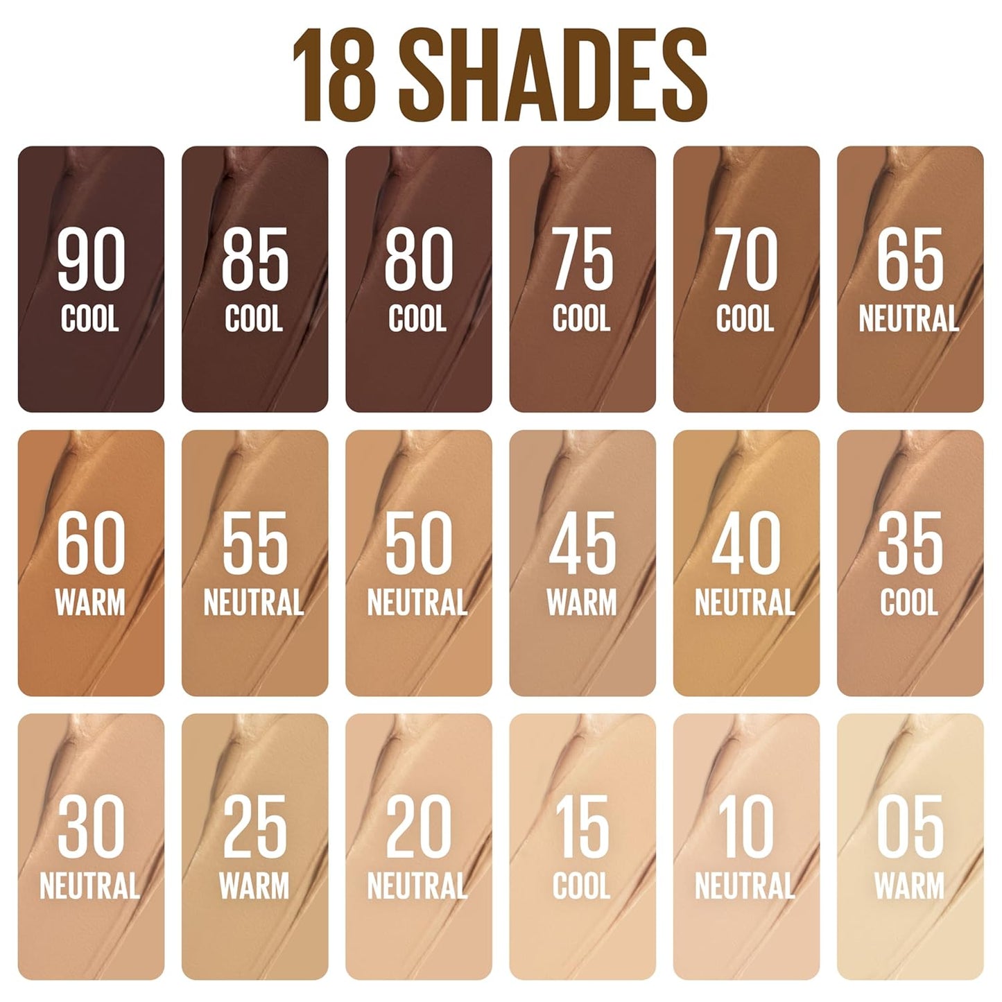 Maybelline Lifter Stix Multi-Use Face Stick - Contour, Bronzer, Concealer and Foundation Stick, All-In-One Creamy Face Makeup with Cranberry Seed Oil, 45, 1 Count