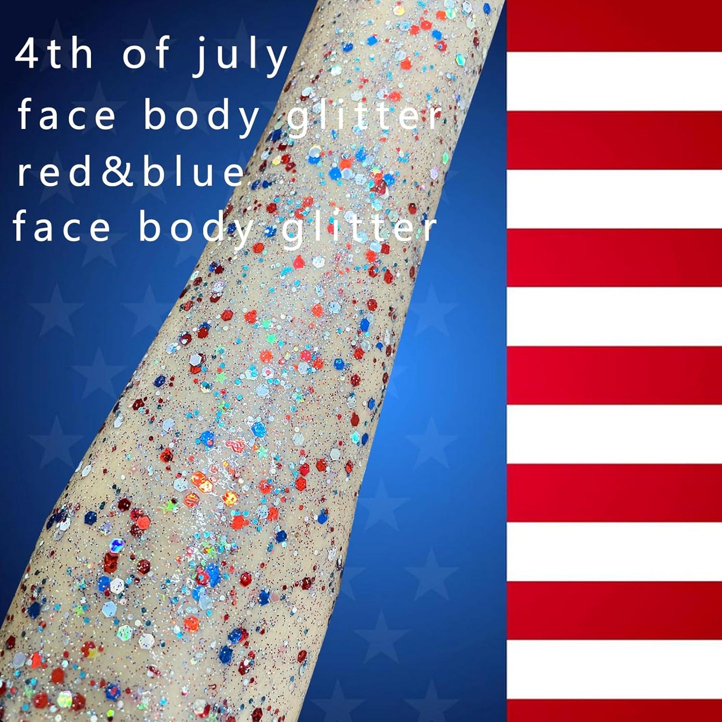 MEICOLY Red Face Body Glitter,Christmas Face Glitter Gel,Stocking Stuffers for Christmas,Sparkling Glitter Face Paint,Festival Rave Accessories Glitter Makeup,Mermaid Body Glitter Gel for Women Kids