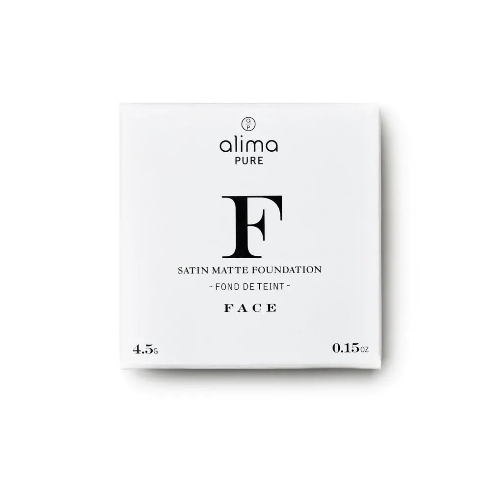 Alima Pure Matte Foundation Loose Mineral Powder Foundation Makeup, Loose Powder Makeup Oil Free Talc Free Powder, Natural Makeup Mineral Foundation Full Coverage Natural Foundation Powder .16 oz/4.5g