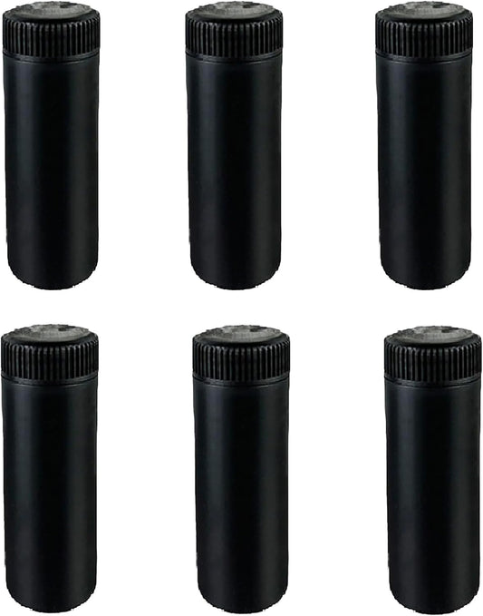 6pcs Plastic Loose Powder Bottle, Mini Empty Talcum Bottle Refillable Cosmetic Powder Dispenser Travel Cosmetic Glitter Eye Shadow Shaker with Sifter and Lids(100ml)