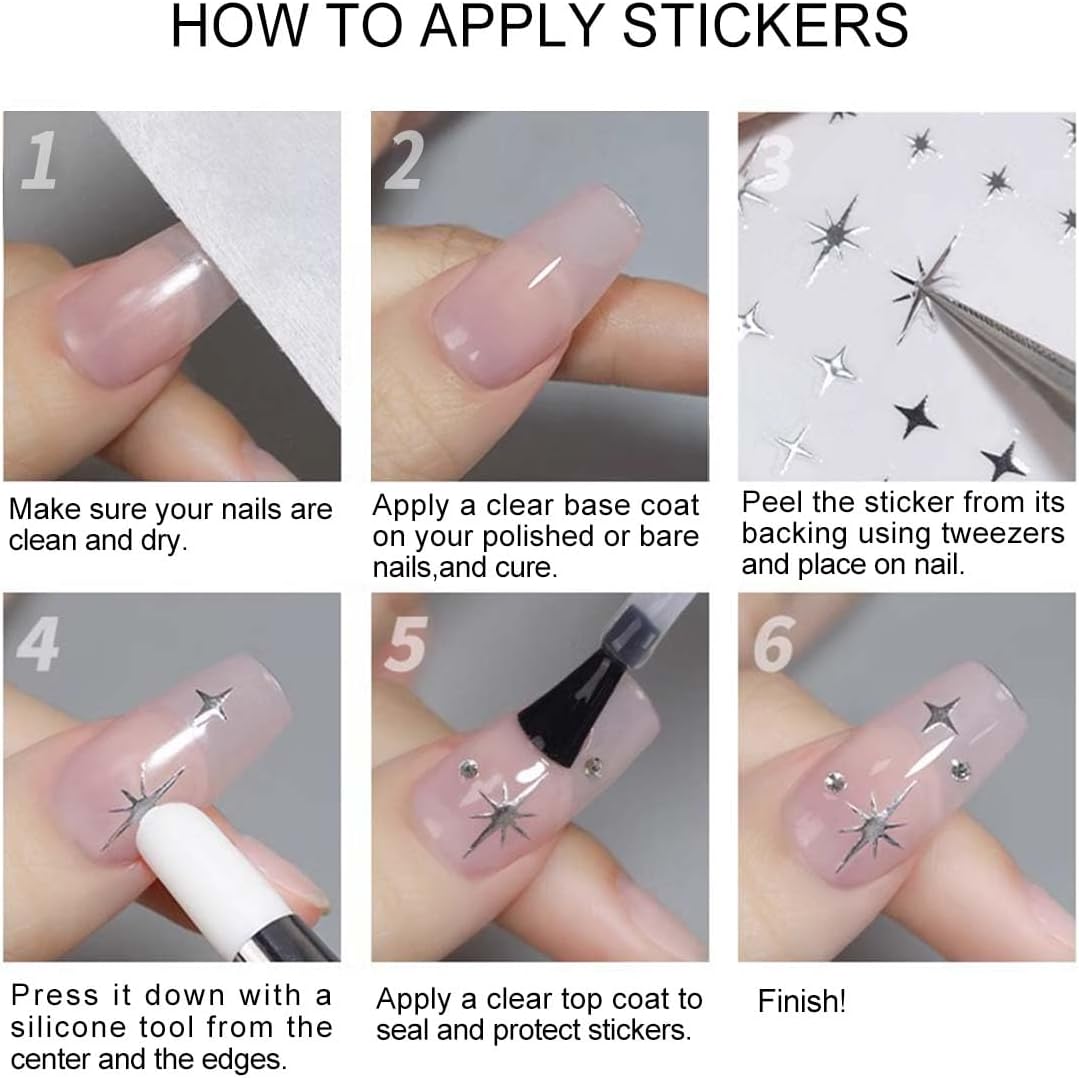 6 Sheets Gold Nail Art Stickers Maple Leaf Nail Stickers Fall Nail Decals Self Adhesive Fox Nail Art Supplies for Women Girls DIY Manicure Nail Art Decorations