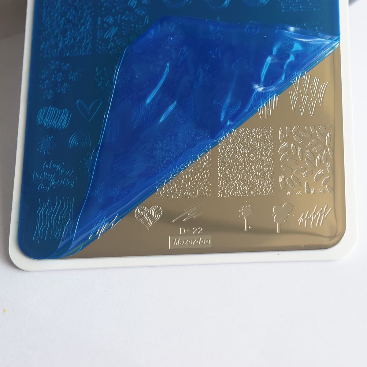 Abstract Lady Face Pattern Nail Stamping Plates Set 2pcs Flower Leaf Graffiti Fun Nail Stamper Plate Figure Rose Star Heart Nail Stamp Plates Geometry Graffiti Striped Nails Art Template Plates Mold