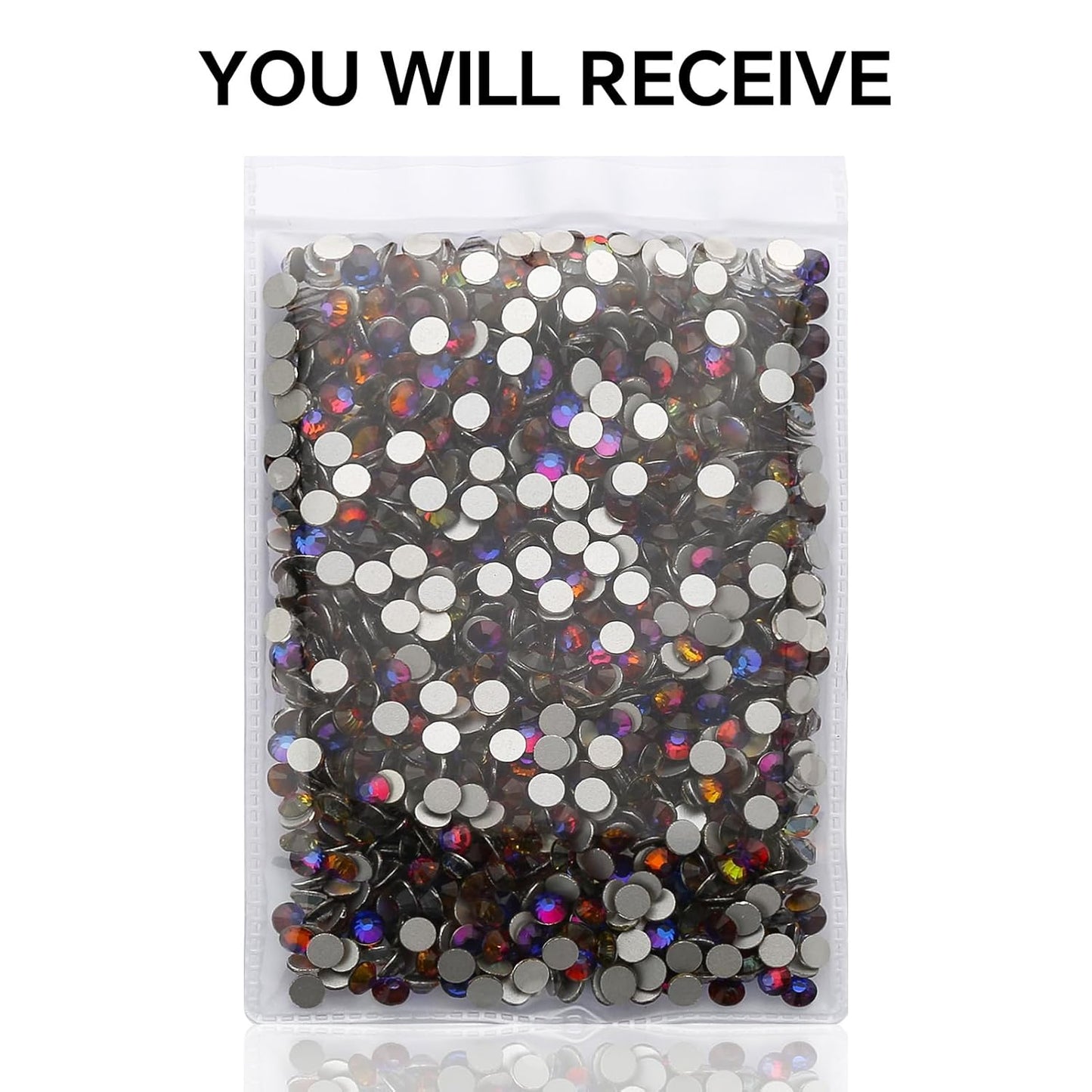 288Pcs Blue Blaze Crystal Rhinestones,Glass Flatback Rhinestones Gemstones for Nail Face Makeup Art Crafts Clothes Decoration -(SS30,6.5mm,Blue Blaze)