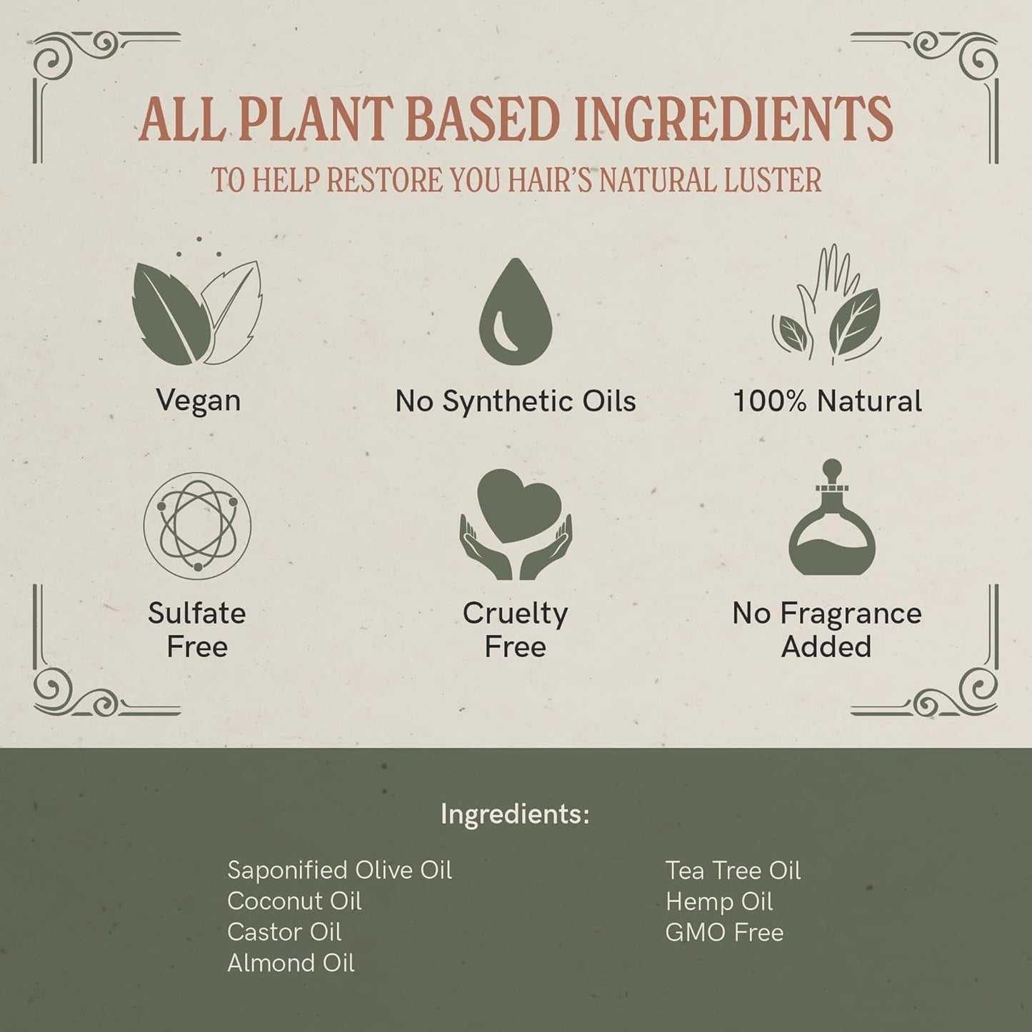 J·R·LIGGETT'S Shampoo Bar - Coconut & Argan Oil, All Natural Solid Shampoo for Hair with Olive Oil & Castor Oil, Sulfate Free, GMO Free, Restores Shine, Reduces Frizz, Manageable Hair, 3.5 oz - 1 Pack