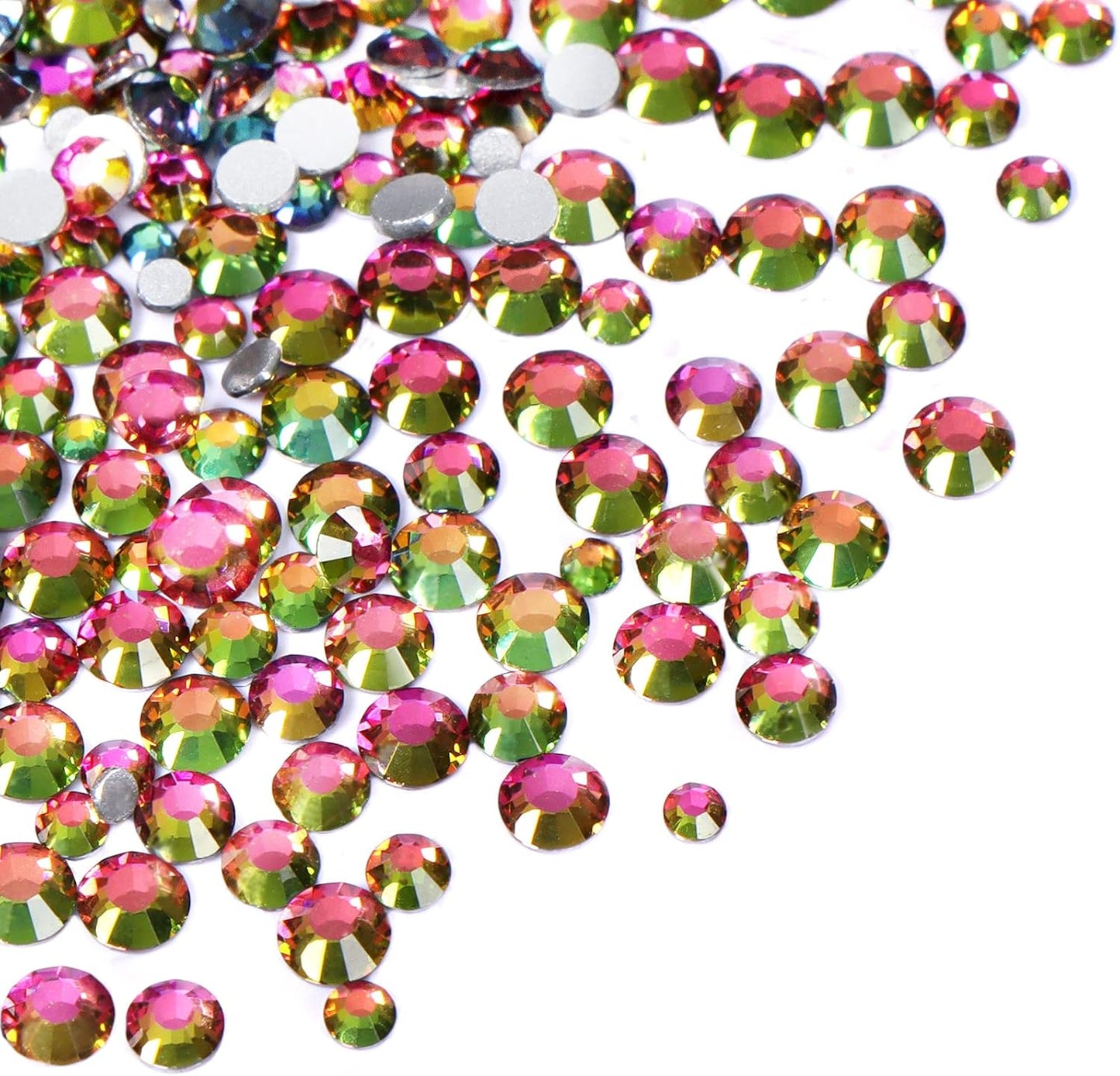 3456pcs Flatback Rhinestones Glass Charms Diamantes Gems Stones for Nail Art 6 Size ss4~ss12 Fire