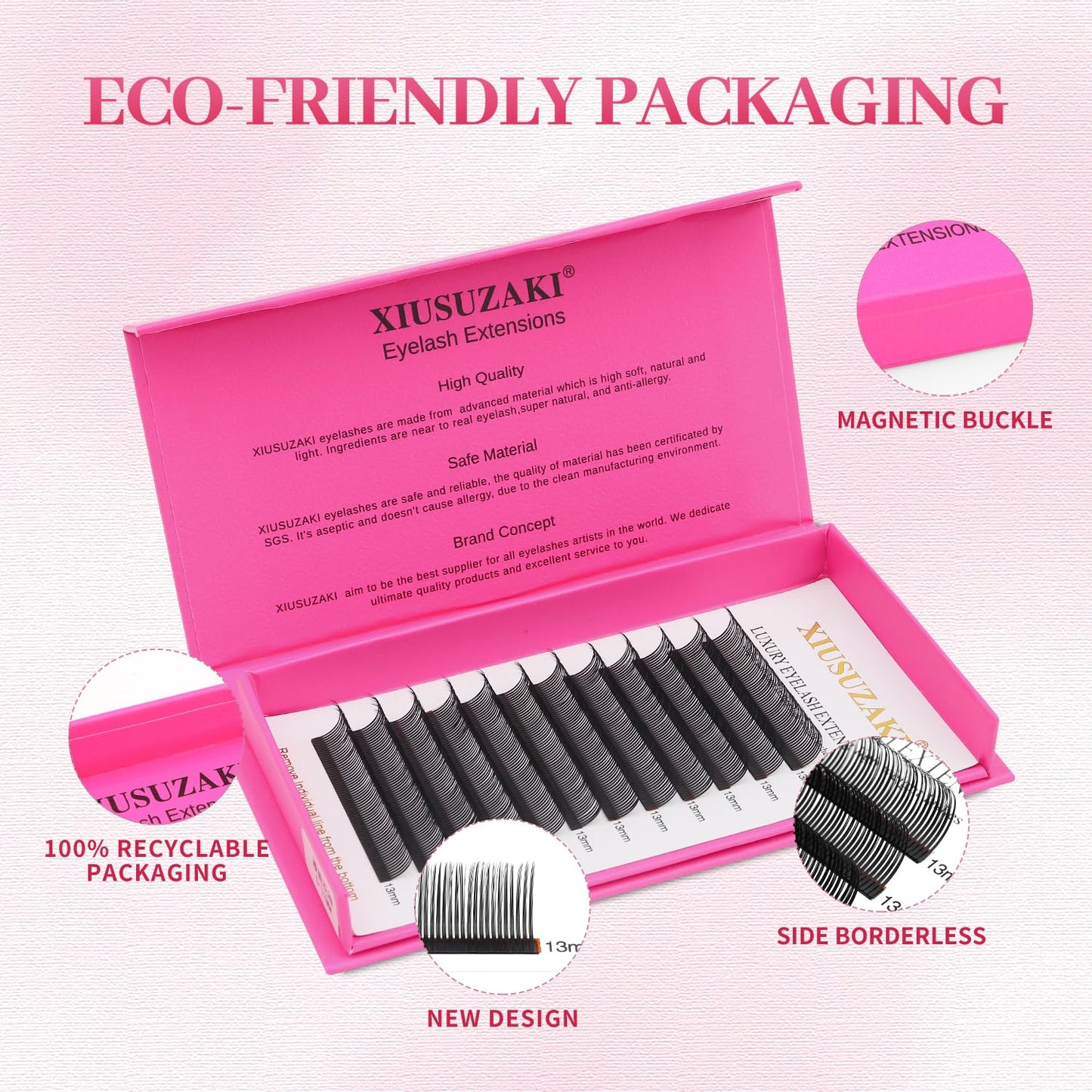 5D Flower Lash Extensions Spikes Lashes 0.07 Matte Black C Curl Lashes 9mm Volume Eyelash Extension Lash Trays Professional Use(5D Flower,0.07-C,9mm)